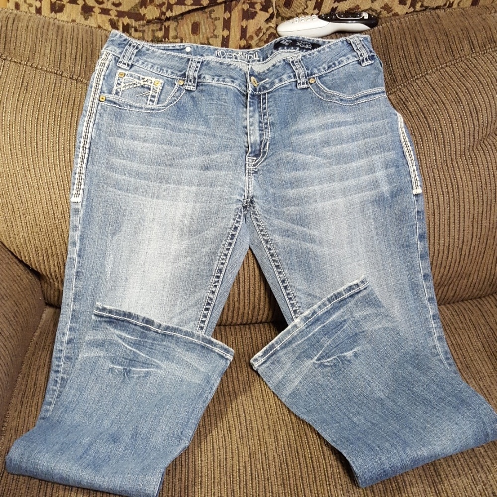 Rock and roll boyfriend jeans